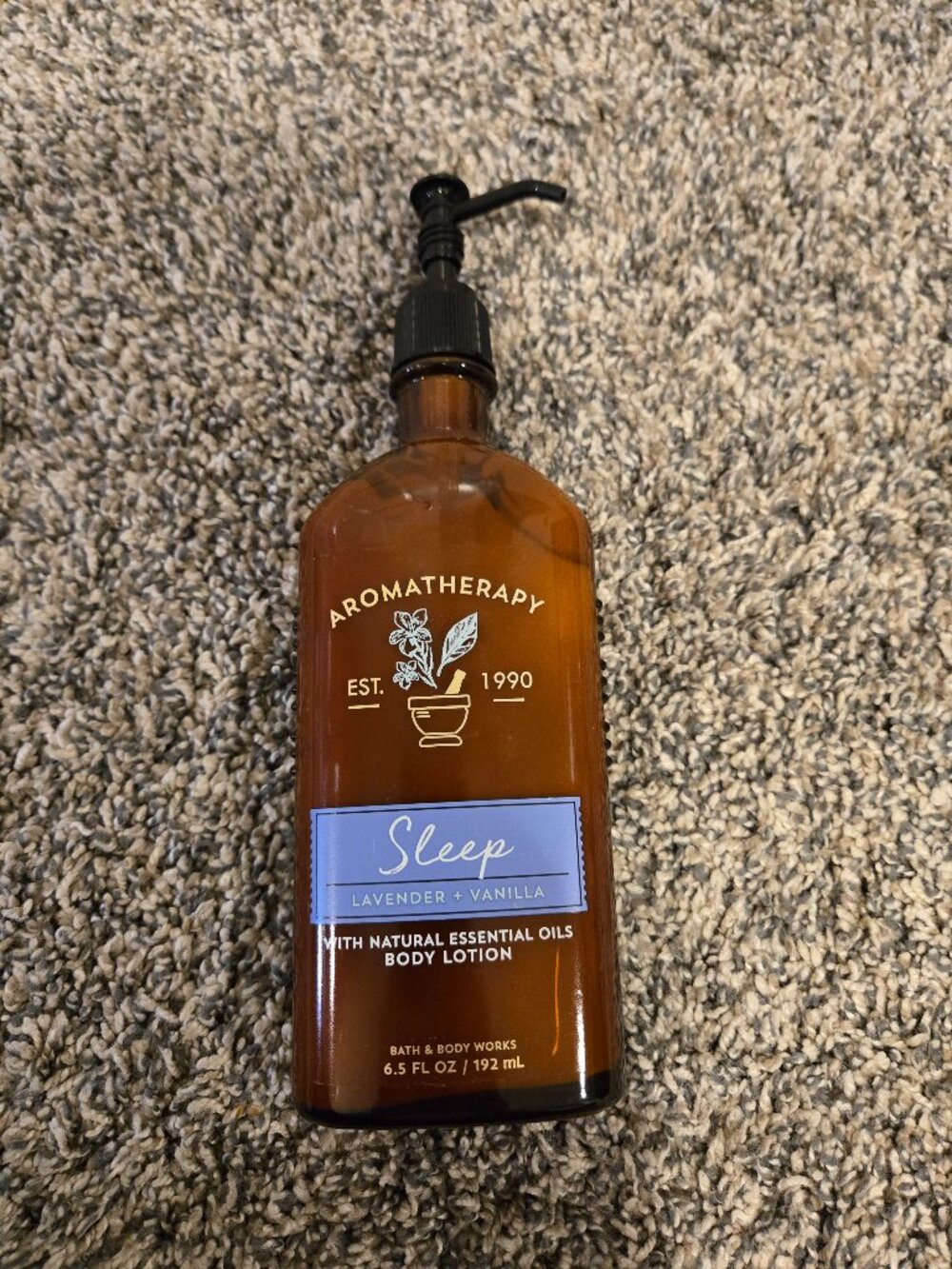New Bath & Body Works Aromatherapy Sleep Lavender and Vanilla Lotion 6.5 oz.